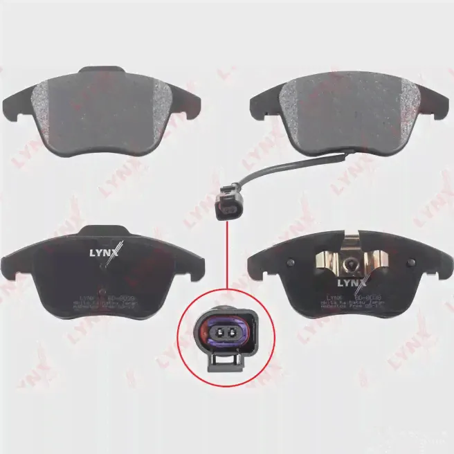 Тормозные колодки дисковые, комплект LYNXAUTO BD-8038 LV6C COR 3639530 4905601048658-0