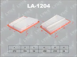 LA-1204 LYNXauto Воздушный фильтр