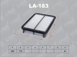 LA-183 LYNXauto Воздушный фильтр