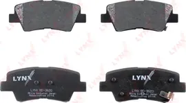 Тормозные колодки LYNXauto задние для Kia Rio III 2011-2017. Артикул BD-3620