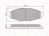 Тормозные колодки LYNXauto BD1801