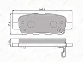 Тормозные колодки LYNXauto BD-5706