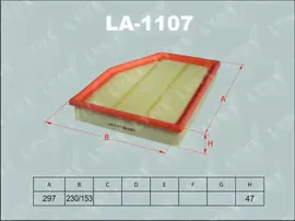 LA-1107 LYNXauto Воздушный фильтр