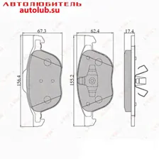 BD3001 LYNXAUTO LYNX Колодки тормозные BD-3001
