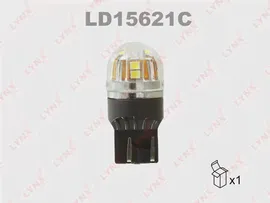 Лампа светодиодная LED W21/5W T20 12V W3x16q SMDx15 6800K CANbus LYNXauto LD15621C