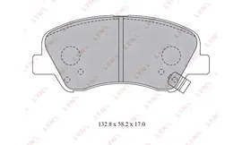Колодки тормозные LYNXauto дисковые, арт. BD-3619