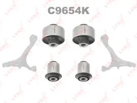 C9654K LYNXAUTO комплект сайлентблоков подвески