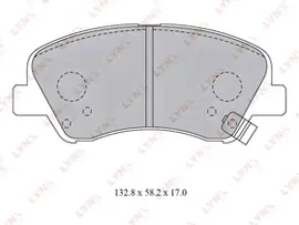 BD-3619, BD-3619 Колодки тормозные LYNXauto
