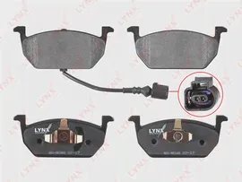 Колодки тормозные передние LYNXauto, BD8048