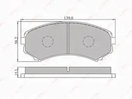 BD-5506 LYNXauto Тормозные колодки