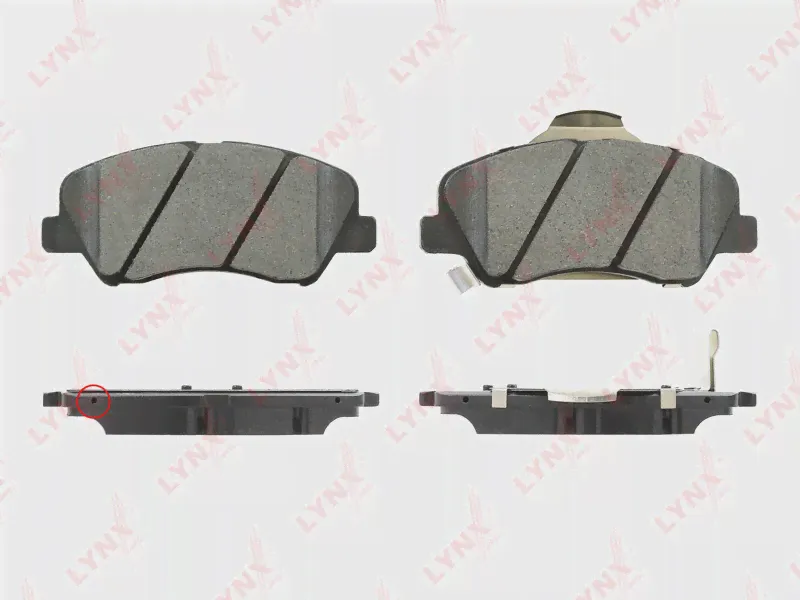 Колодки тормозные передние LYNXauto BD-3636-0
