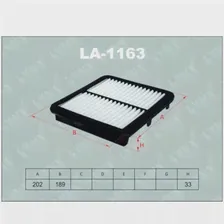 Фильтр воздушный LYNXauto LA-1163
