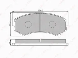Колодки тормозные дисковые передний для MAZDA E-SERIE, MPV / MITSUBISHI GRANDIS, PAJERO, PROUDIA/DIGNITY LYNXauto BD-5506