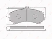 Тормозные колодки LYNXauto bd5506