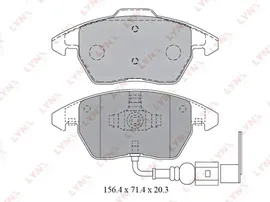 Колодки тормозные передние LYNXauto BD-1203