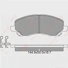 Тормозные колодки дисковые, комплект LYNXAUTO JGT KNR 4905601011300 3639206 BD-5504